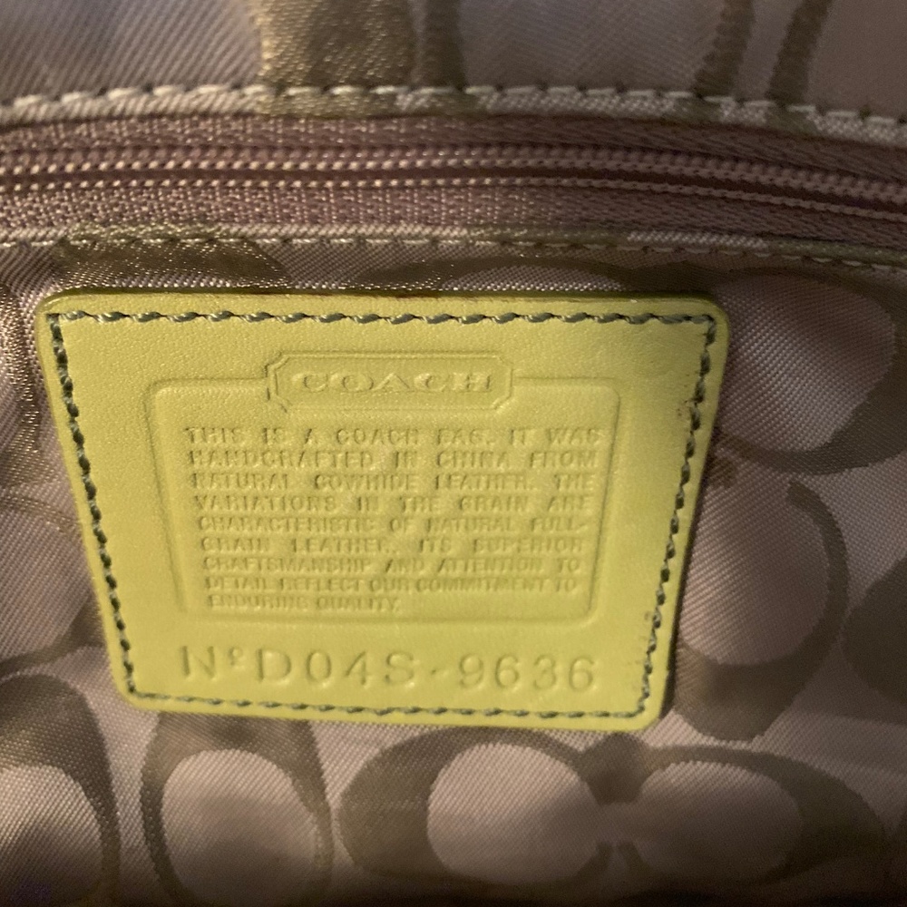 GORGEOUS Coach Hampton soho leather satchel 9636 - Picture 3 of 5